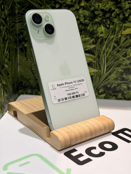 Apple iPhone 15 Kártyafüggetlen 128 GB, 12 hó garancia