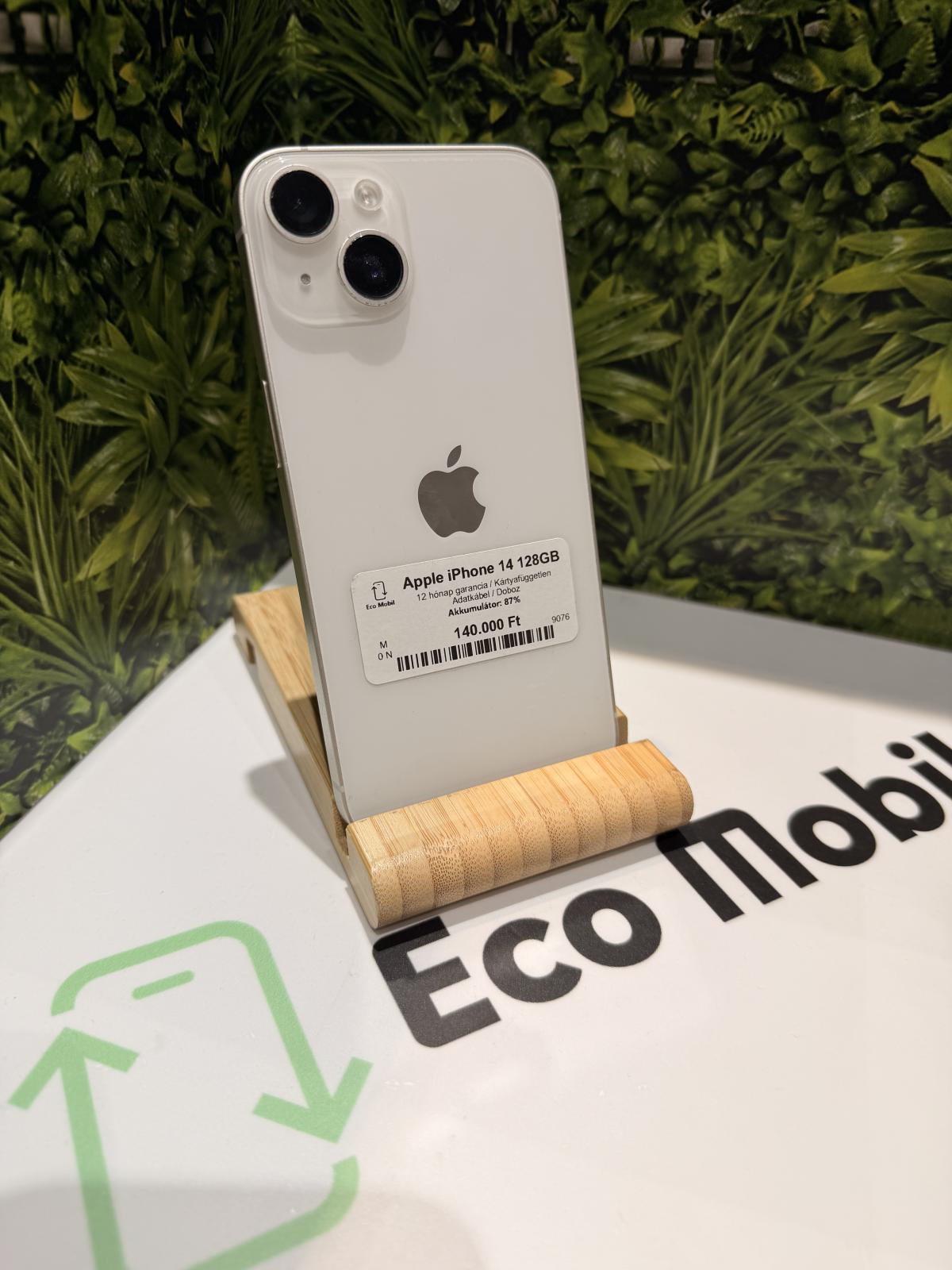Apple iPhone 14 Kártyafüggetlen 128 GB, 12 hó garancia
