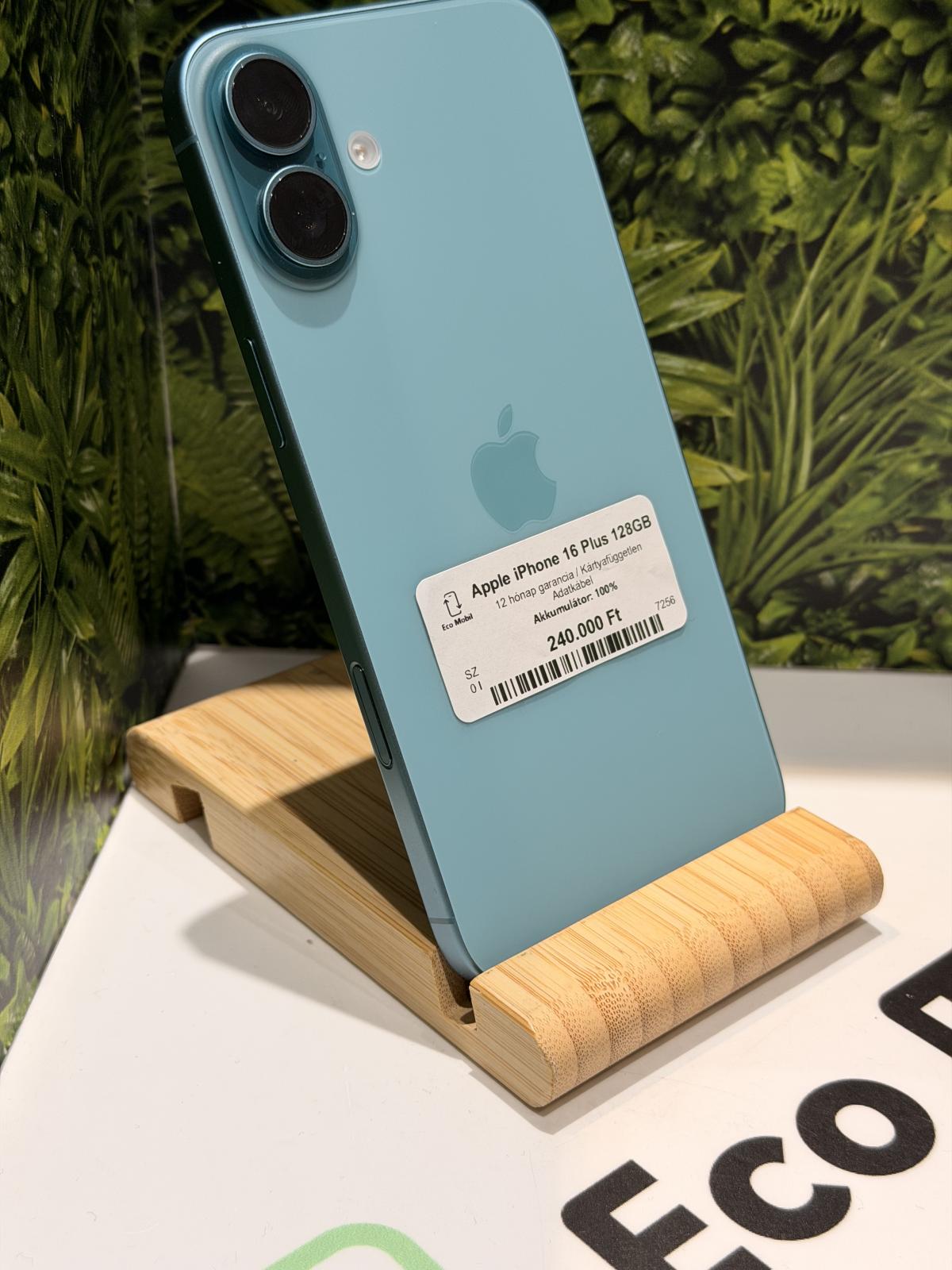 Apple iPhone 16 Plus Kártyafüggetlen 128 GB, 12 hó garancia