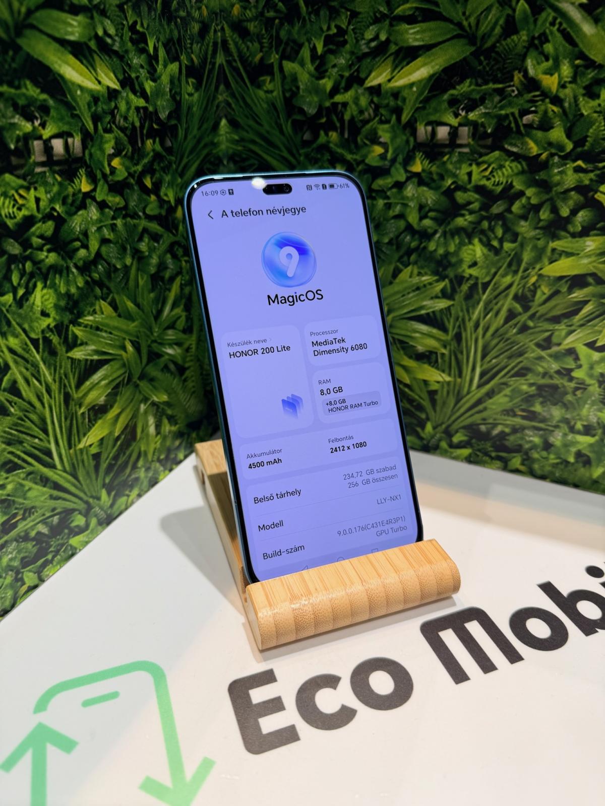 Honor 200 Lite Dual Sim 256 GB, 12 hó garancia