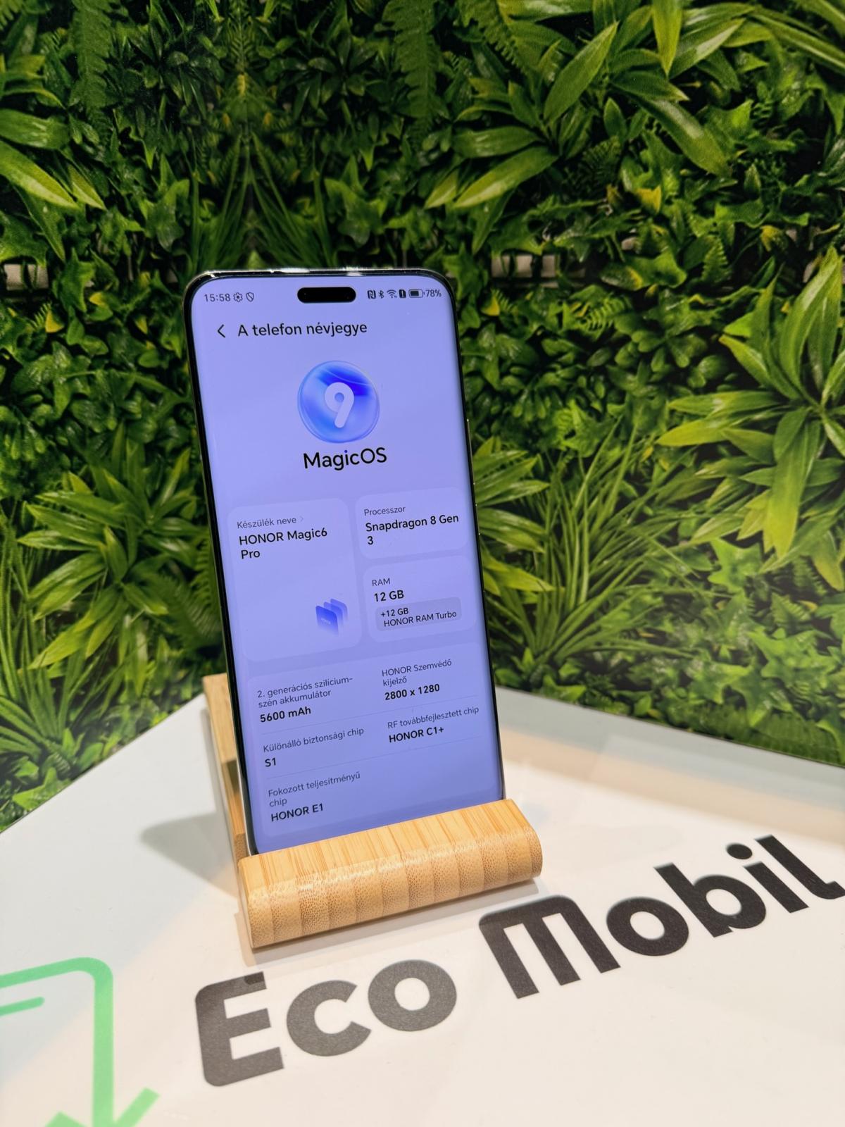 Honor Magic6 Pro Dual Sim 512 GB, 12 hó garancia