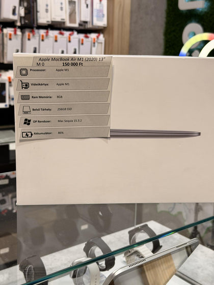 Apple MacBook Air M1 2020 Wi-Fi 256 GB, 12 hó garancia