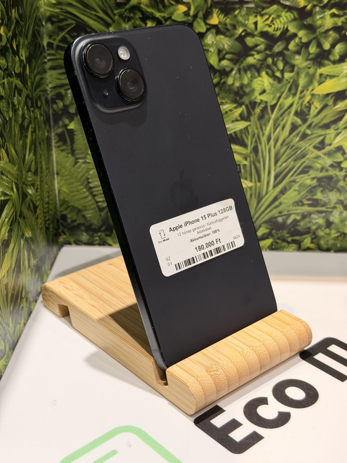Apple iPhone 15 Plus Kártyafüggetlen 128 GB, 12 hó garancia